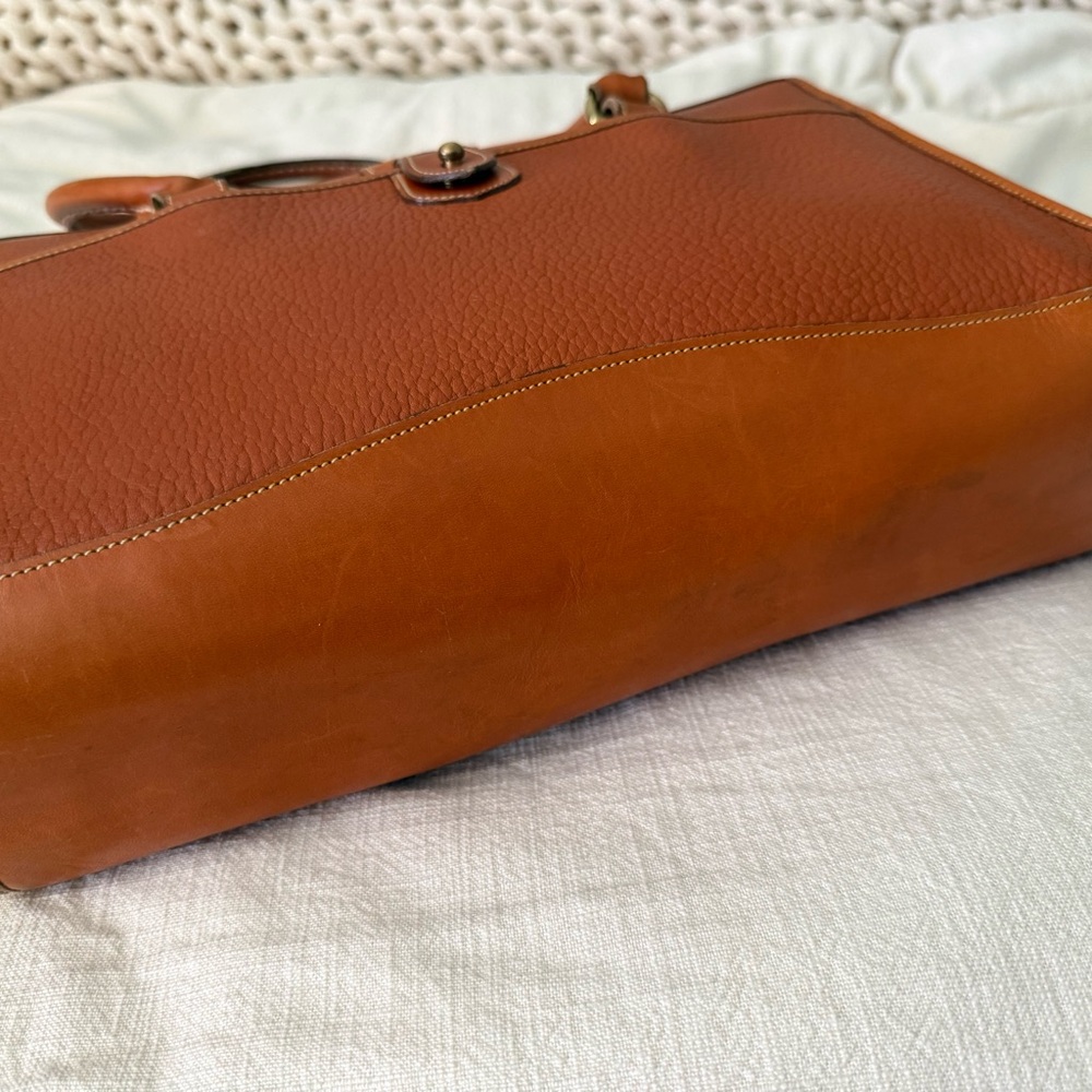 Dooney & Bourke Pebble AWL Bag in Cognac Brown - Picture 5 of 8
